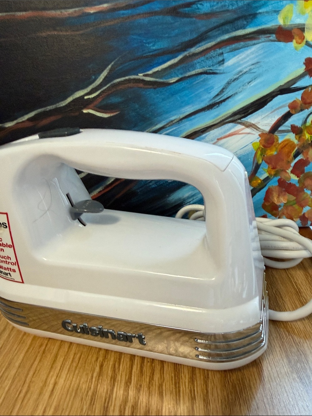 Cuisinart White and Silver Hand Mixer